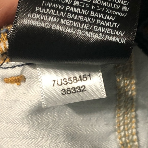 7 For All Mankind Jeans Women's 28 Easy Straight Leg Button Fly Distressed Denim - Picture 7 of 9